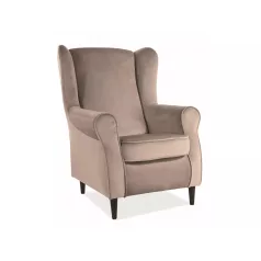 Baron bársony fotel, bézs