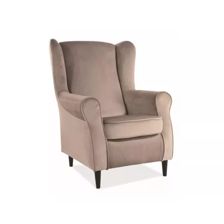 Baron bársony fotel, bézs