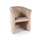 TM-1 bársony fotel, 67X60, bézs