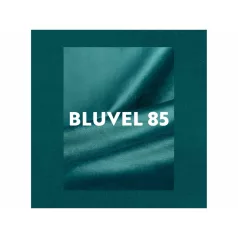 Mila bársony szék, fekete, türkiz