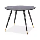 II. Cirill asztal, fekete, fekete