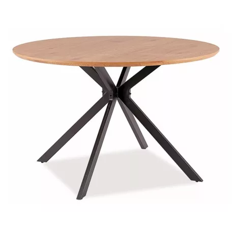 Aster asztal, fekete, tölgy