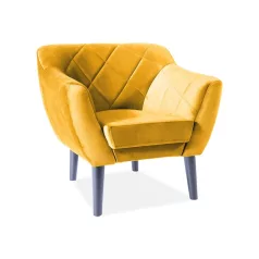 Karo 1 bársony wenge fotel, wenge, curry