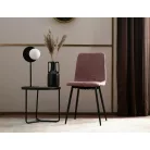 Demeter II dohányzóasztalgarnitúra, 80X80, fekete, dió