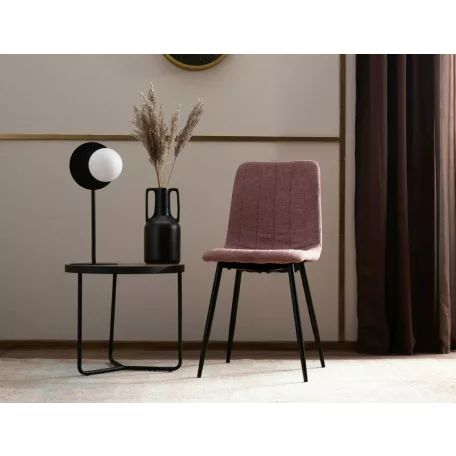 Demeter II dohányzóasztalgarnitúra, 80X80, fekete, dió