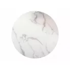 Sabine dohányzóasztal, aranysárga, fehér