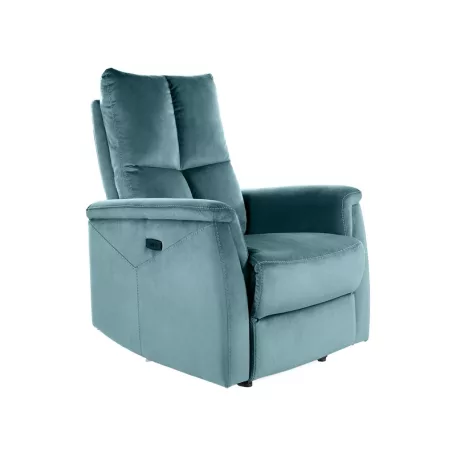 Neptun bársony fotel, 94X76, zöld