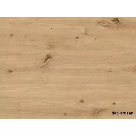 Adam 120 asztal, 120X68, fekete, kézműves tölgy