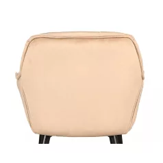 Cherry H-2 bársony bárszék , fekete, bézs