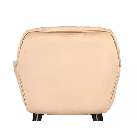 Cherry H-2 bársony bárszék , fekete, bézs