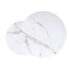 Atlanta C dohányzóasztal szett, fekete, fehér