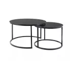 Atlanta D dohányzóasztal szett, fekete, fekete