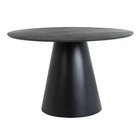 Angel 120 asztal, matt fekete, szürke