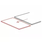 Salvadore kerámia II asztal, 120X80, fekete, szürke