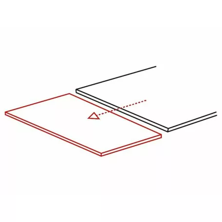 Salvadore kerámia II asztal, 120X80, fekete, szürke