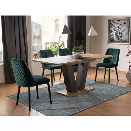 Platón IN asztal, 136X80, barna, tölgy