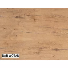   Excel-asztal, 140X85, Wotan tölgy / ezüst, Wotan tölgy / ezüst