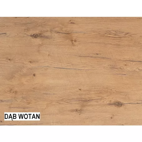 Excel-asztal, 140X85, Wotan tölgy / ezüst, Wotan tölgy / ezüst