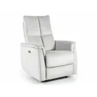 Neptun bársony fotel, 94X76, fekete, világos szürke