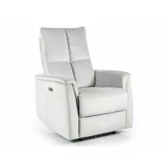 Neptun bársony fotel, 94X76, fekete, világos szürke