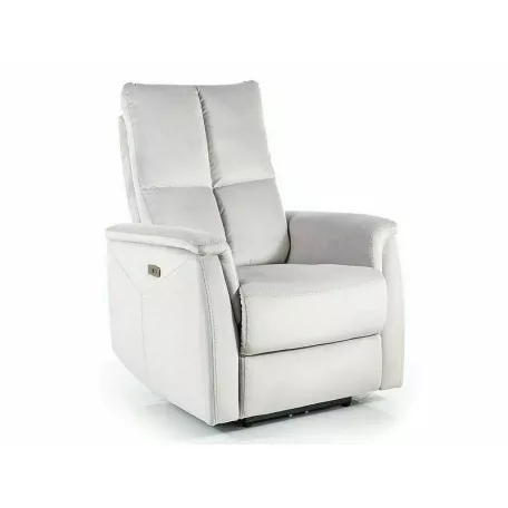 Neptun bársony fotel, 94X76, fekete, világos szürke