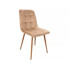 Mila D bársony szék, tölgy, bézs, bézs