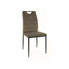 Rip bársony szék, fekete, olíva