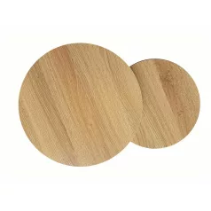 Hola dohányzóasztal szett, fekete, tölgy