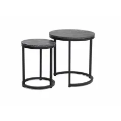 Hola dohányzóasztal szett, fekete, fekete