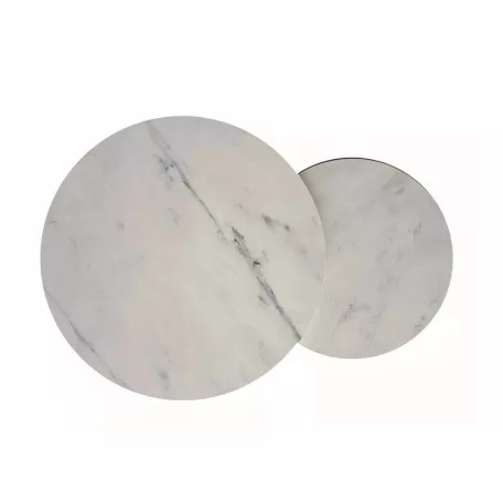 Hola dohányzóasztal szett, fekete, fehér