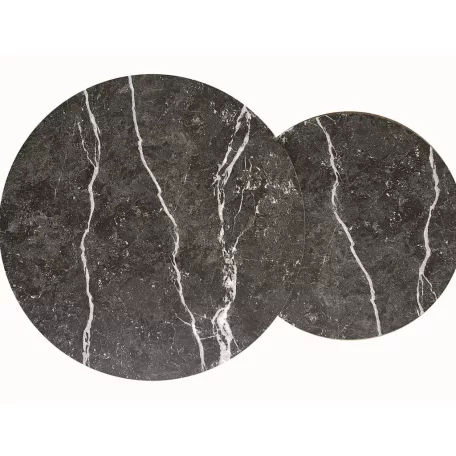 Dion dohányzóasztal szett, aranysárga, fekete