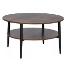 Ella A dohányzóasztal, fekete, barna