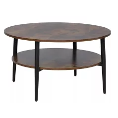 Ella A dohányzóasztal, fekete, barna