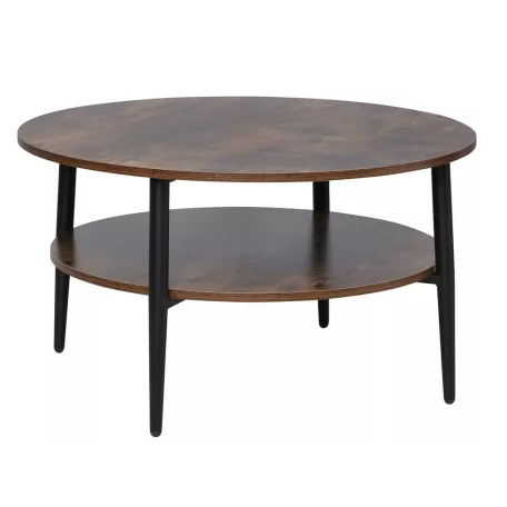 Ella A dohányzóasztal, fekete, barna