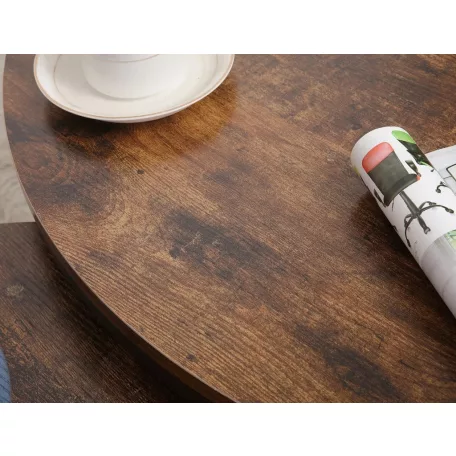 Ella A dohányzóasztal, fekete, barna