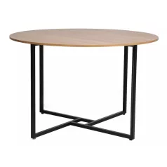 Alto asztal, fekete, tölgy