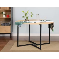 Alto asztal, fekete, tölgy