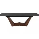 Bonucci kerámia asztal, 200X98, dió, fekete