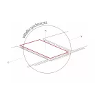 Bonucci kerámia asztal, 200X98, dió, fekete