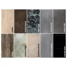 Salvadore kerámia asztal, 160X90, fekete, fekete Szahara Noir