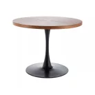 Amadeo asztal, fekete, dió