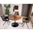 Amadeo asztal, fekete, dió