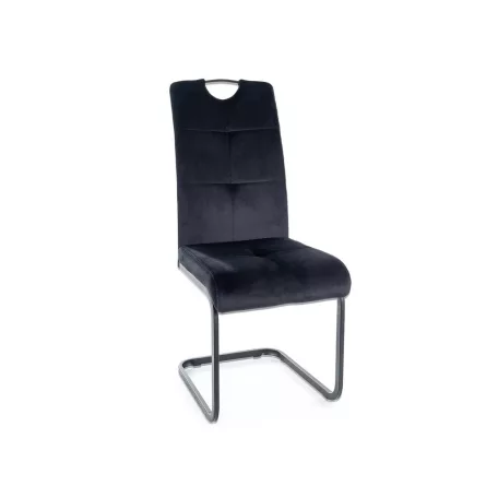 Axo bársony szék, fekete, fekete