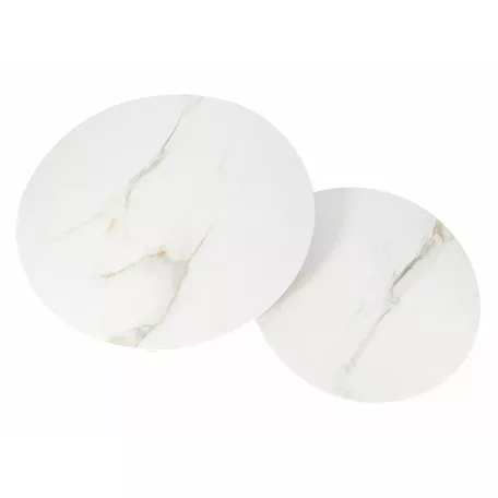 Kora D dohányzóasztal szett, fekete, fehér