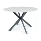 Talia asztal, fekete, fehér