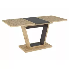   Nigel asztal, 120X80, Wotan tölgy / barna, Wotan tölgy / barna