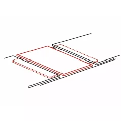   Nigel asztal, 120X80, Wotan tölgy / barna, Wotan tölgy / barna