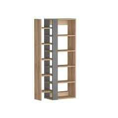 Combo polc, 80X29, antracit, Wotan tölgy