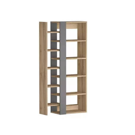 Combo polc, 80X29, antracit, Wotan tölgy