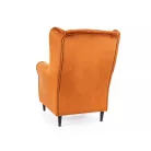 Baron bársony fotel, wenge, fahéj